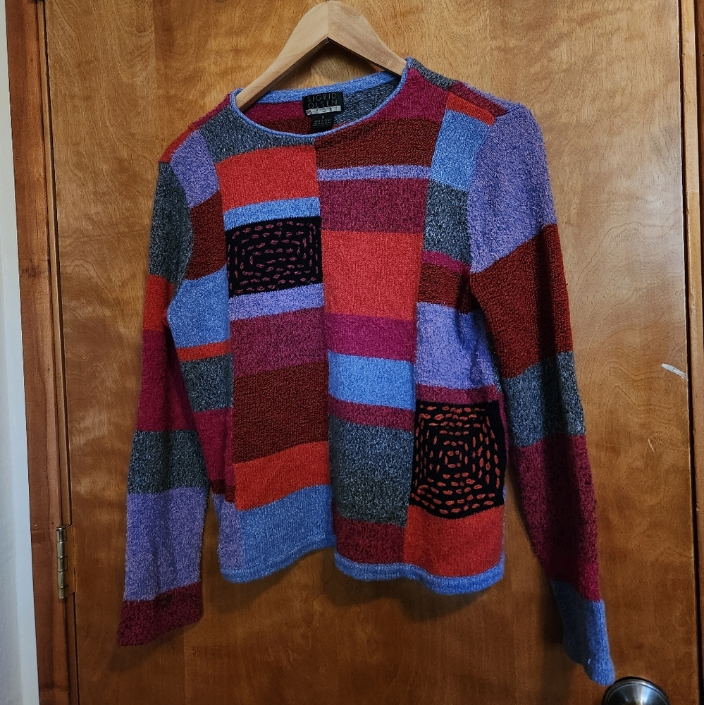 90s Patchwork Sweater
